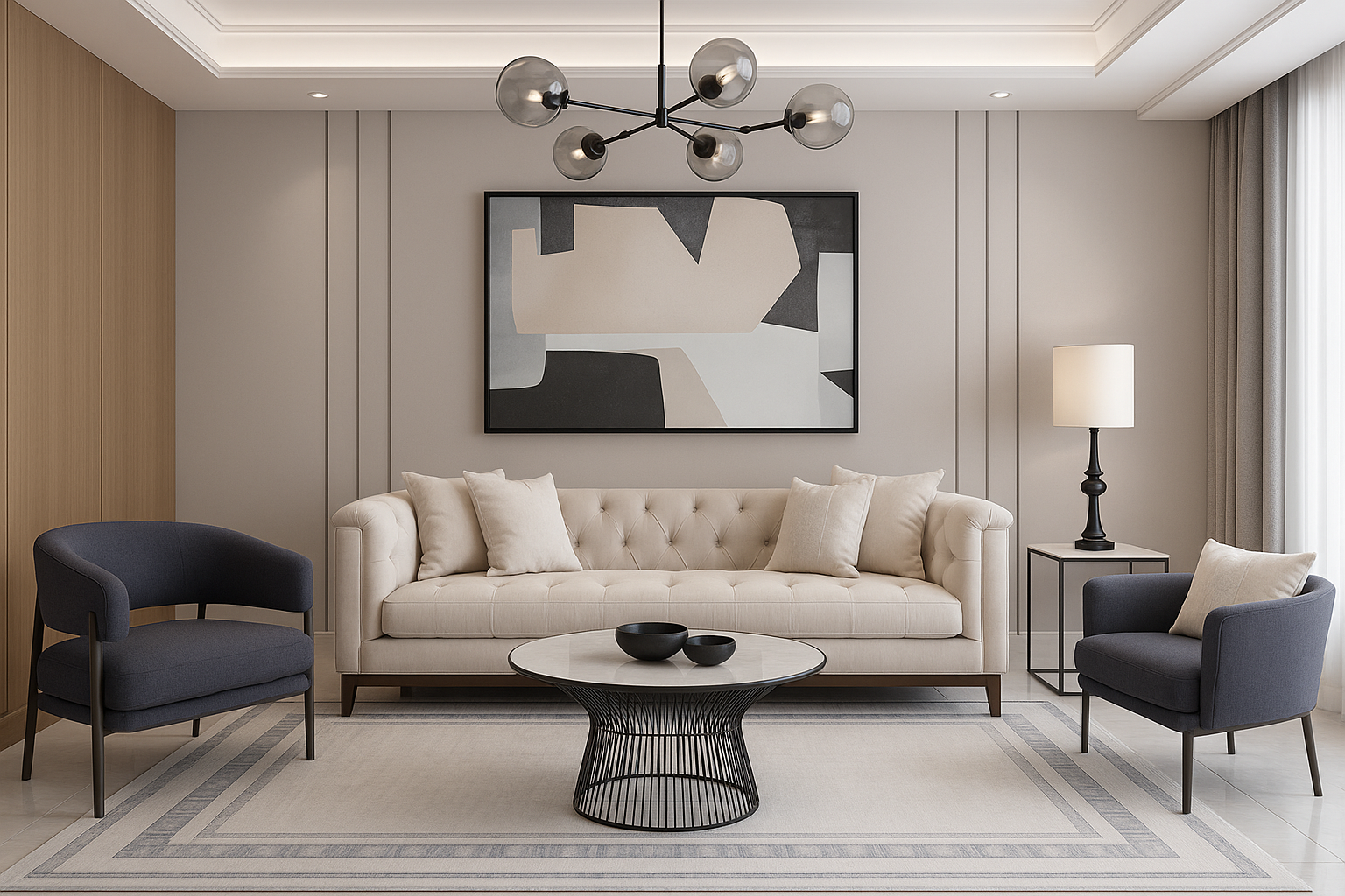 فخامة الأزرق