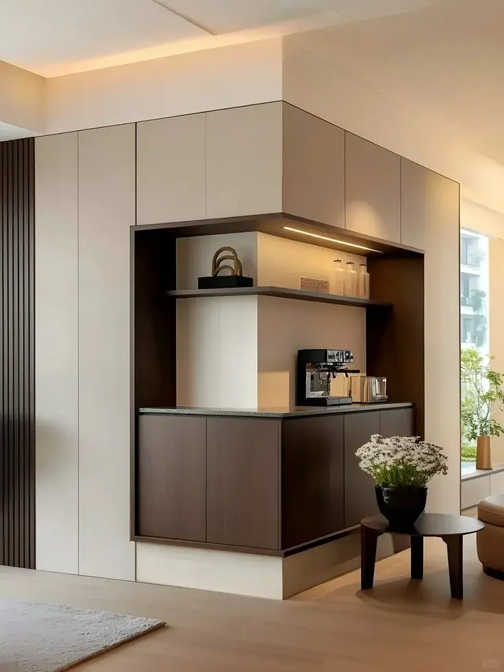 أفكار لتصميم ركن قهوة أنيق في المنزل