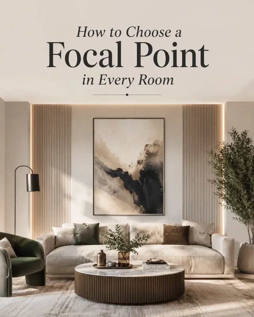 كيف تختارين قطعة مميزة Focal Point في كل غرفة؟