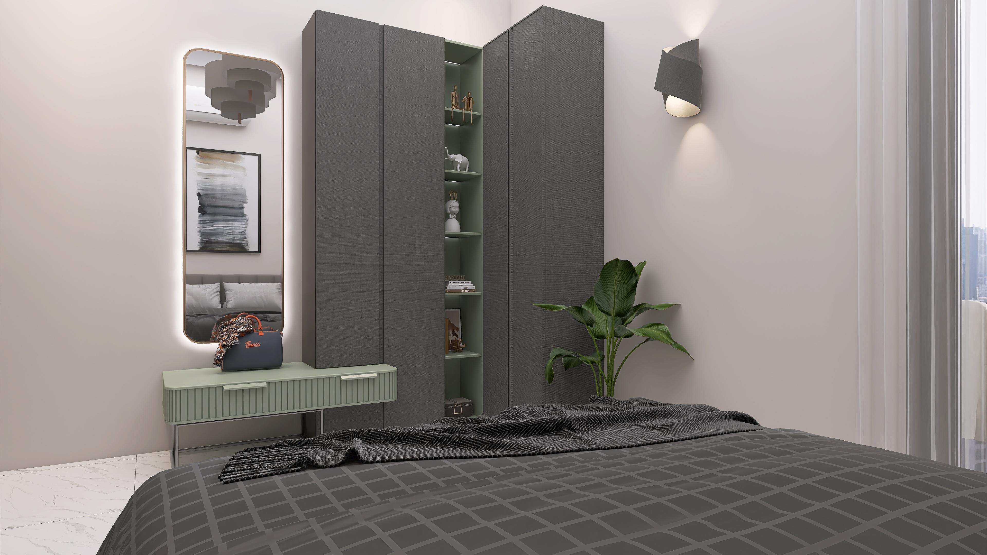 Modern Grey Bedroom Design